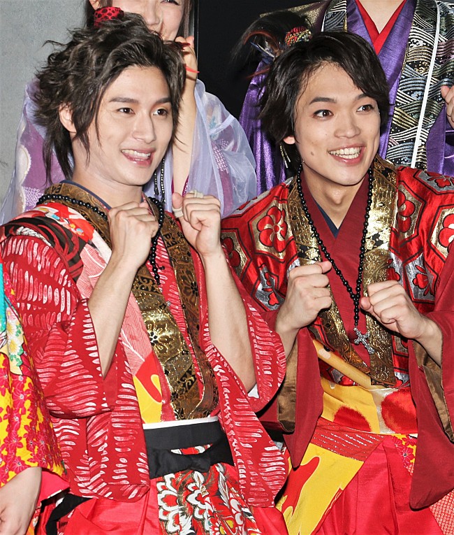 「宇宙Ｓｉｘ山本亮太「令和に残る作品にしたい」　原嘉孝「目黒蓮を５回以上泣かせたい」」1枚目/1