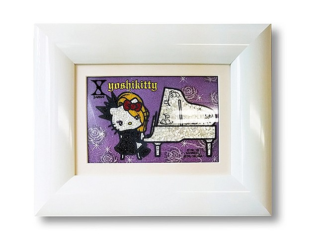 「YOSHIKI×ハローキティ「yoshikitty」、ディナーショー会場限定グッズにジュエリー絵画など」1枚目/4