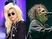 「レディー・ガガ、ザ・キュアーのライブで大盛り上がり」1枚目/1