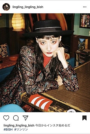 「リンリン（BiSH）、メンバー初となる公式Instagramを開設」