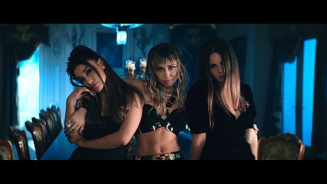 「アリアナ/マイリー/ラナによる最強コラボが実現 「Don’t Call Me Angel」MV公開」1枚目/2