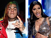 「6ix9ine(シックスナイン)、所属ギャングとカーディ・Bのつながりを法廷で証言　カーディ側は否定」1枚目/1