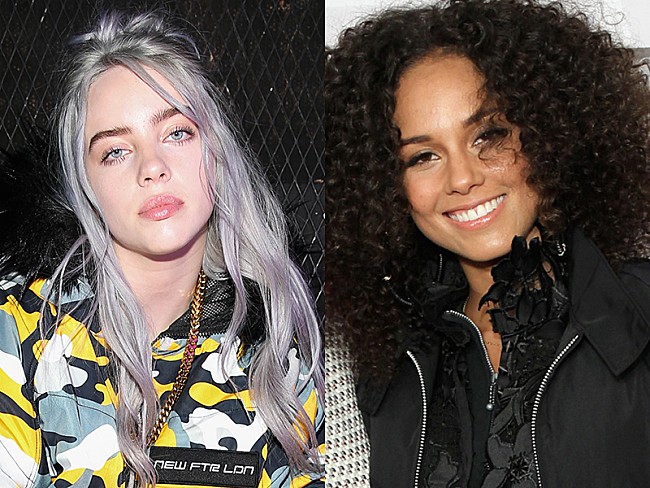 「ビリー・アイリッシュ、アリシア・キーズと「Ocean Eyes」をデュエット」1枚目/1