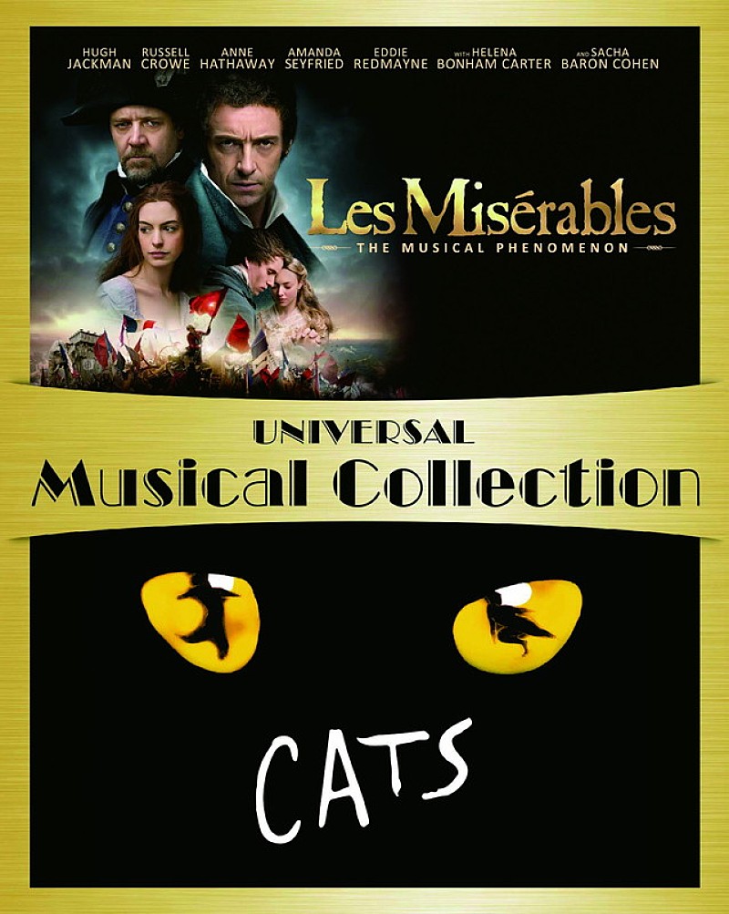 「映画『キャッツ』公開記念、『レミゼ』＆舞台『キャッツ』Blu-rayを5名様にプレゼント」1枚目/1