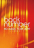「back number、映像作品『NO MAGIC TOUR 2019 at大阪城ホール』ジャケ写公開」1枚目/3