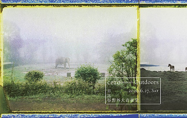 「cero、3年ぶり3度目となる日比谷野音ワンマンを6月開催」1枚目/2