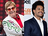 「エルトン・ジョン、ザ・ウィークエンドを絶賛「彼のレコードの一部になれるなんて本当に感動した」」1枚目/1