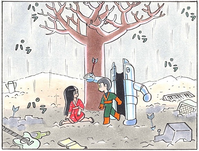 「やくしまるえつこ『わたしは人類』モチーフのマンガ動画が公開」1枚目/3