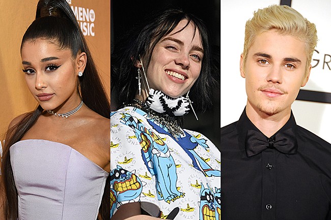 「アリアナ・グランデ/ビリー・アイリッシュ/ジャスティン・ビーバーなどUMG所属アーティストのマスク発売 売り上げは全額寄付」1枚目/1