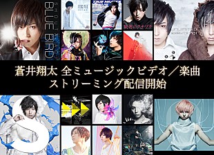 「蒼井翔太、これまでの楽曲とMVをストリーミング解禁」