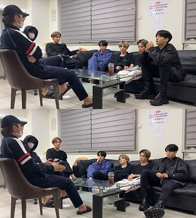 「BTS、ニュー・アルバムについて話し合うミーティングを公開「不特定多数を癒すことができたらと思う」」1枚目/1