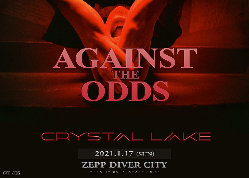 「Crystal Lake、ワンマンライブ【AGAINST THE ODDS】を開催決定」1枚目/2