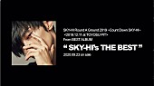 「SKY-HIベスト盤収録ライブ映像のティザームービー公開、25分にわたるカウントダウン形式」1枚目/3