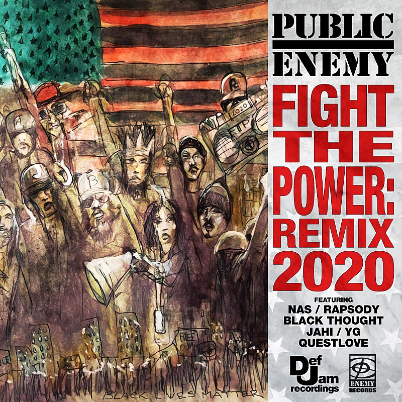「パブリック・エネミー、豪華ゲスト参加の「Fight The Power」2020年版リミックス発表」1枚目/1