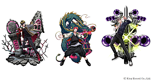 「ヒプノシスマイク、Bad Ass Temple四十物十四、波羅夷空却、天国獄の新イラスト公開」