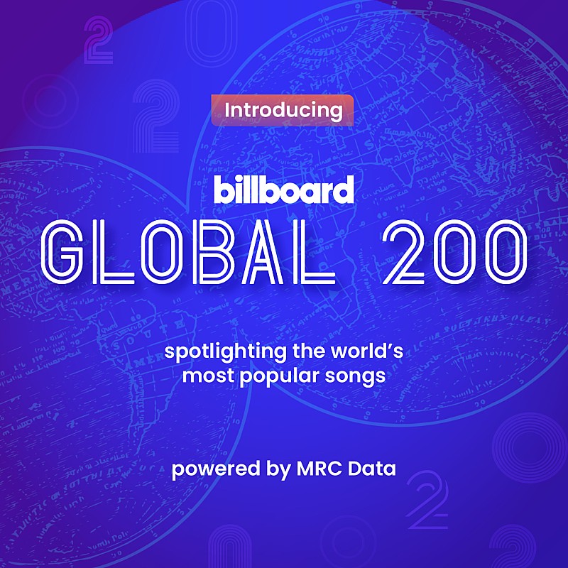 米ビルボード、世界200以上の地域のストリーミングとダウンロードに基づいたグローバル・チャート発足