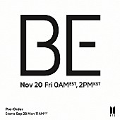 「BTS、最も“BTSらしい”音楽を収録したニューAL『BE (Deluxe Edition)』を11/20発売」1枚目/2