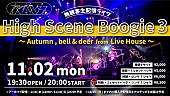 「夜の本気ダンス、無観客有料生配信ライブ【High Scene Boogie 3】生配信決定」1枚目/3