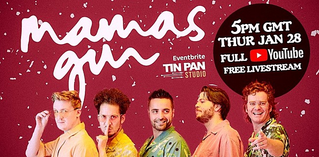 「ママズ・ガン、最新のテクノロジーを駆使したオンライン・ライブを1/28深夜に無料配信」1枚目/1
