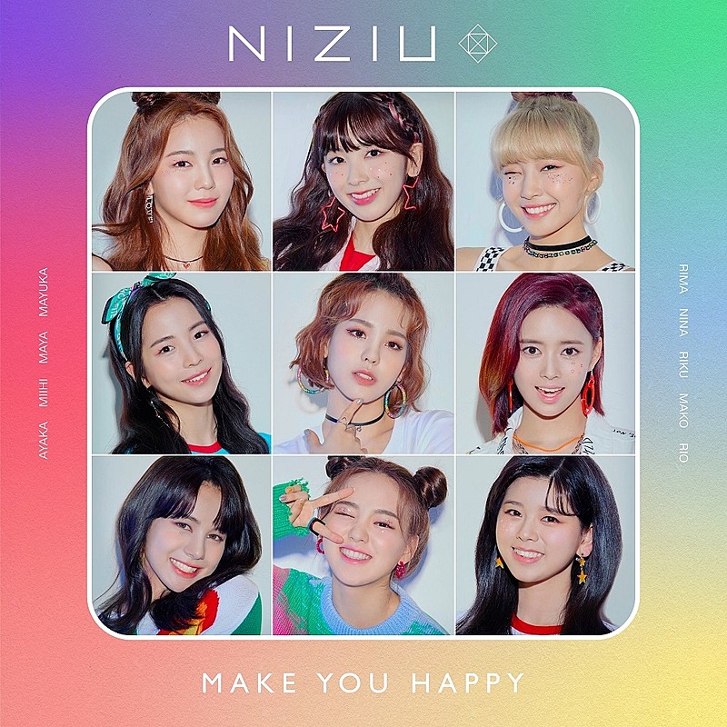 NiziU「NiziU「Make you happy」ストリーミング累計2億回再生を突破」1枚目/1