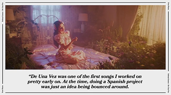 「セレーナ・ゴメス、新曲「デ・ウナ・ヴェス」の制作舞台裏を紐解く映像を公開」1枚目/6