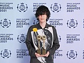 「米津玄師、【SPACE SHOWER MUSIC AWARDS 2021】で「ALBUM OF THE YEAR」「VIDEO OF THE YEAR」の二冠」1枚目/3