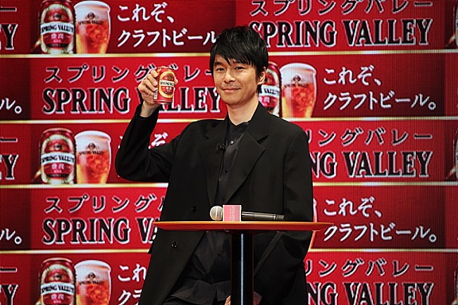 「長谷川博己「やっと麒麟が来るんだな」　キリンビ－ルのＣＭキャラクタ－起用に笑顔」1枚目/1