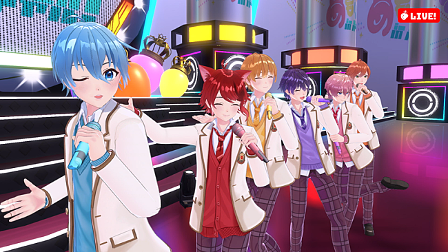 「すとぷりが6人揃って初チャレンジ、バーチャルライブの限界を超えた生配信ライブ」1枚目/8