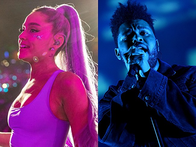 「アリアナ・グランデ＆ザ・ウィークエンドがコラボを示唆」1枚目/1