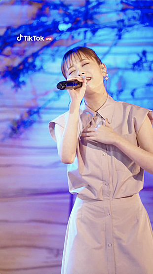 「大原櫻子、春のスペシャルライブ【TikTok Spring LIVE】に出演」