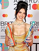 「【ブリット・アワード2021】デュア・リパが2冠、受賞リスト＆パフォーマンス映像まとめ」1枚目/1