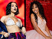 「【2021 #BBMAs】ドージャ・キャット＆シザがコラボ曲「Kiss Me More」のパフォーマンスをTV披露」1枚目/1