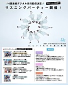 「22/7、アルバム4週連続デジタル先行配信決定＆各配信日にリスニングパーティー開催」1枚目/5