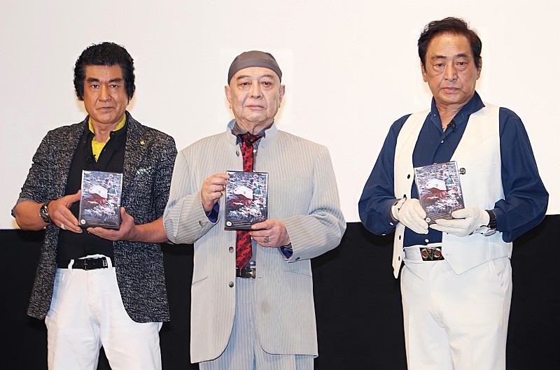 「レジェンドライダ-3人が約8年ぶりに集結! 藤岡弘、「お互い命を懸けて向き合ってきた」」1枚目/1