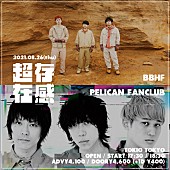 「BBHF×PELICAN FANCLUBによる2マンライブ【超存在感 vol.02】開催」1枚目/1