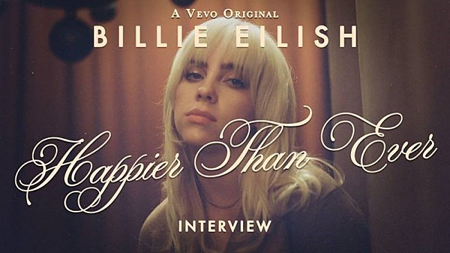 「ビリー・アイリッシュ、新AL『ハピアー・ザン・エヴァー』リリース＆和訳付きインタビュー映像公開」1枚目/5