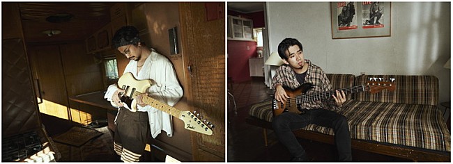 「King Gnu常田大希＆新井和輝のフェンダーシグネイチャーモデルとなるギター＆ベースが登場」1枚目/16