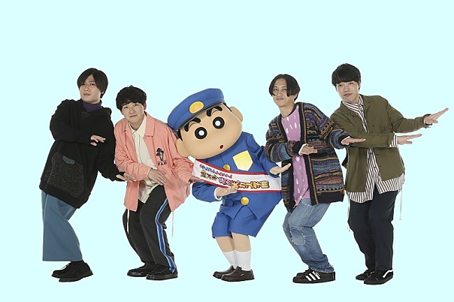 「マカロニえんぴつとクレヨンしんちゃん、『ミュージックステーション SUMMER FES』でバンド結成」1枚目/1