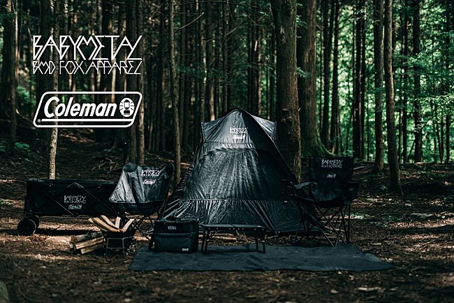 「BABYMETAL「BMD FOX APPAREL」×アウトドア製品ブランド「COLEMAN」コラボアイテム発売」1枚目/5