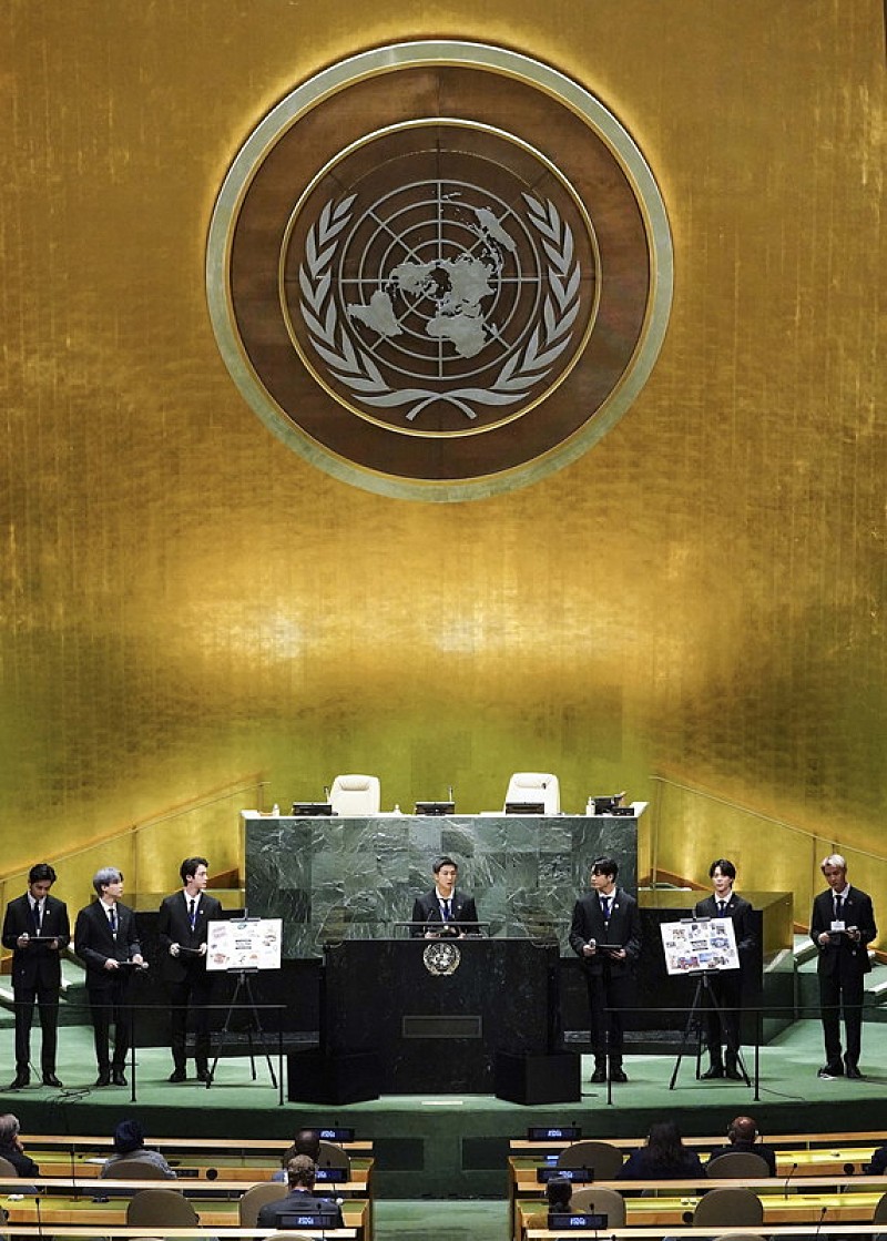 「BTS 第76回国連総会にて」3枚目/5