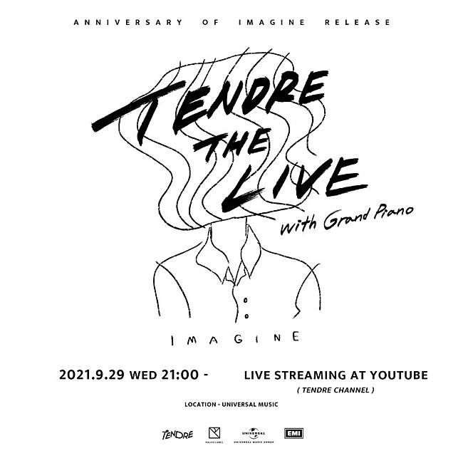 「TENDRE、新AL『IMAGINE』リリース記念生配信ライブ開催決定」1枚目/1