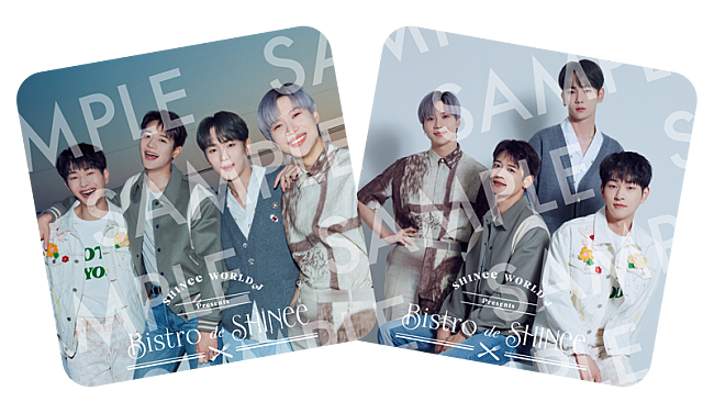 「Blu-ray＆DVD『SHINee WORLD J Presents ～Bistro de SHINee～』通常盤 外付け特典コースター」5枚目/5