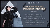 「藍井エイル、ニューシングル『PHOENIX PRAYER』発売記念のZeppツアー開催」1枚目/2