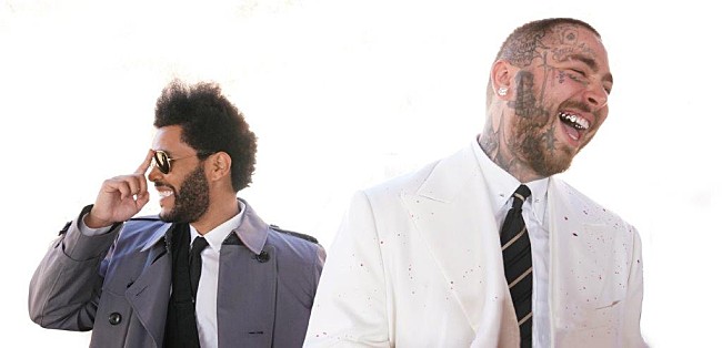 「ポスト・マローン、ザ・ウィークエンドとの豪華コラボ曲「ワン・ライト・ナウ」解禁」1枚目/2