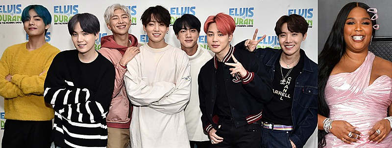 「BTS&リゾ、ハリー・スタイルズのコンサートを一緒に楽しむ」1枚目/1