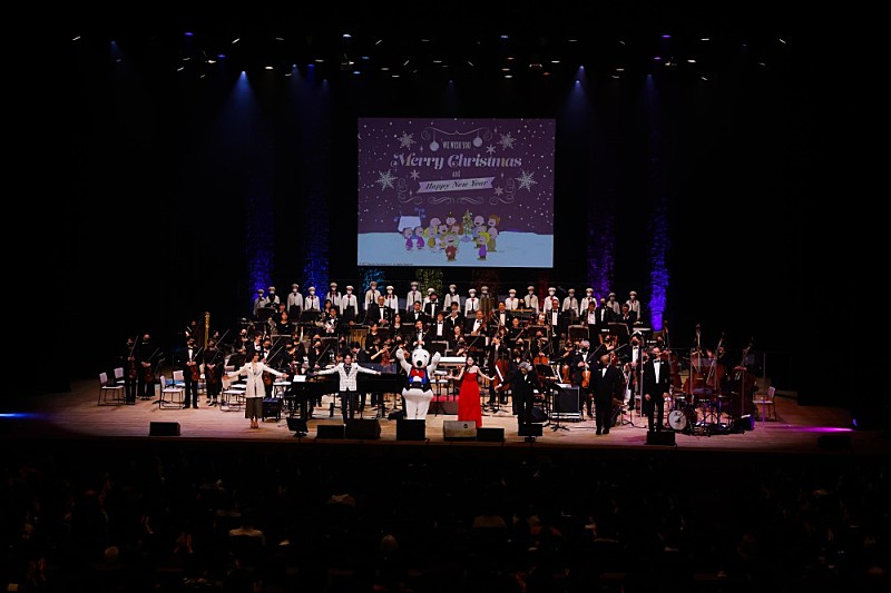 『チャーリー・ブラウンのクリスマス』の世界観を歌い上げた中川晃教とMay J.　SNOOPYオーケストラコンサート、大阪公演からスタート