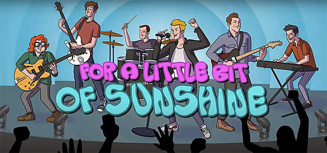 「ワンリパブリック、爽快なポップ・ナンバー「Sunshine」のアニメMV公開」1枚目/4