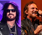 「モトリー・クルーのニッキー・シックス、パール・ジャムのエディ・ヴェダーのディスに反撃「史上最も退屈なバンドの一つ」」1枚目/1
