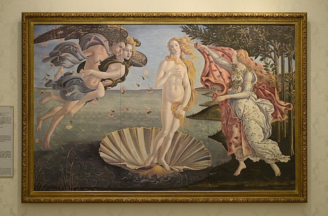 「ボッティチェッリ『ヴィーナスの誕生』（※画像は大塚国際美術館の展示作品を撮影したもの）」3枚目/5