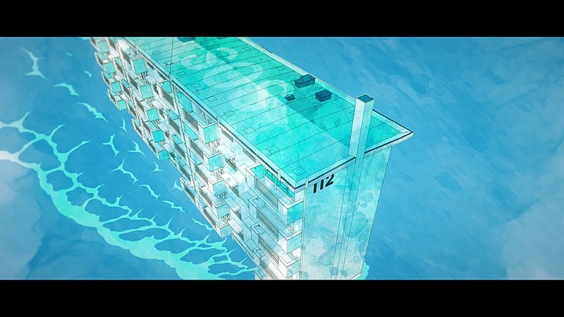 「ずっと真夜中でいいのに。× 映画『雨を告げる漂流団地』 挿入歌「夏枯れ」PV」3枚目/12